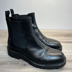 Vagabond Kenova Shoes Women 40 / 10 Leather Pull On Chelsea Lug Sole Boots